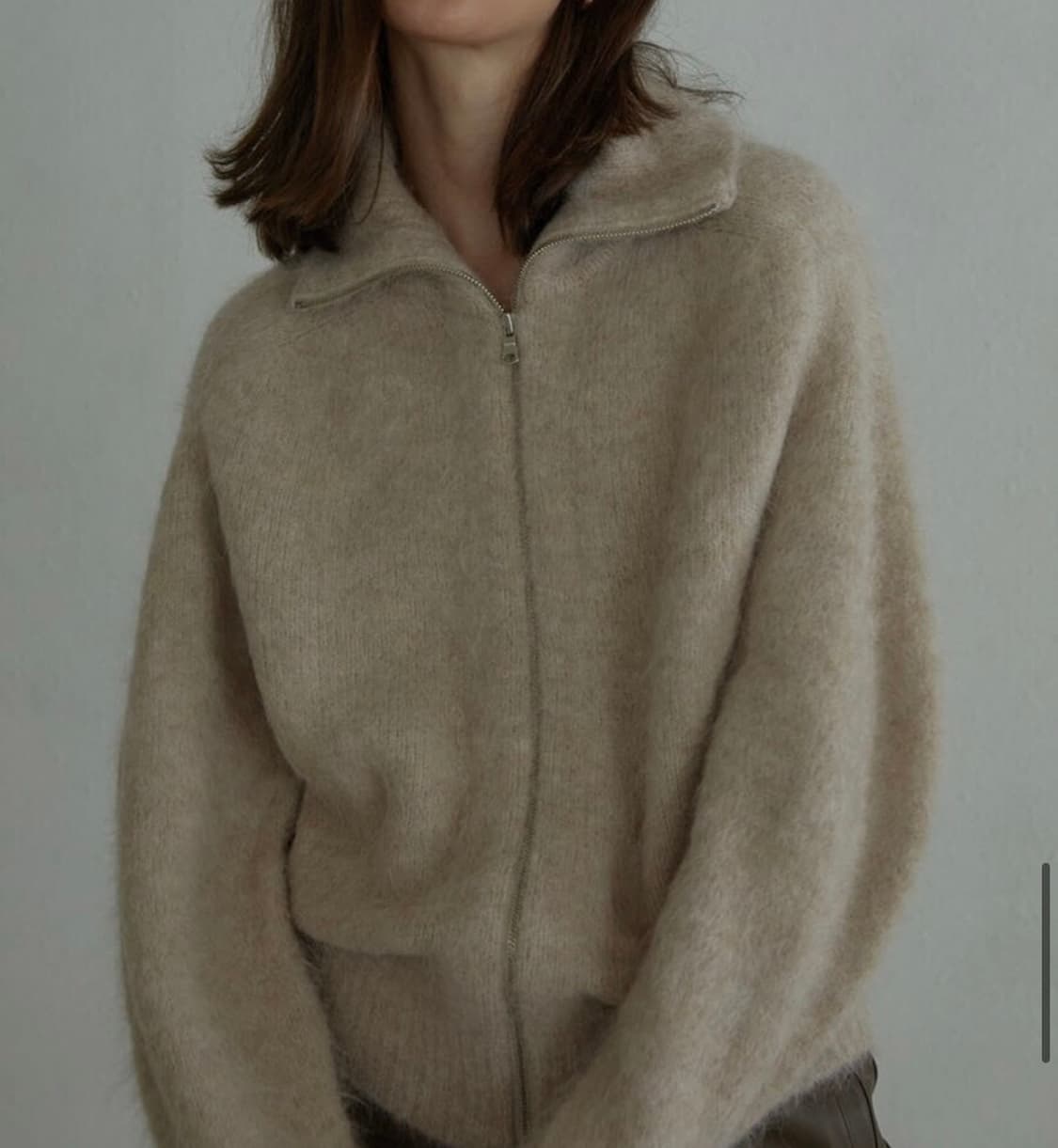 H8 maren alpaca blouson 집업 상품이미지2