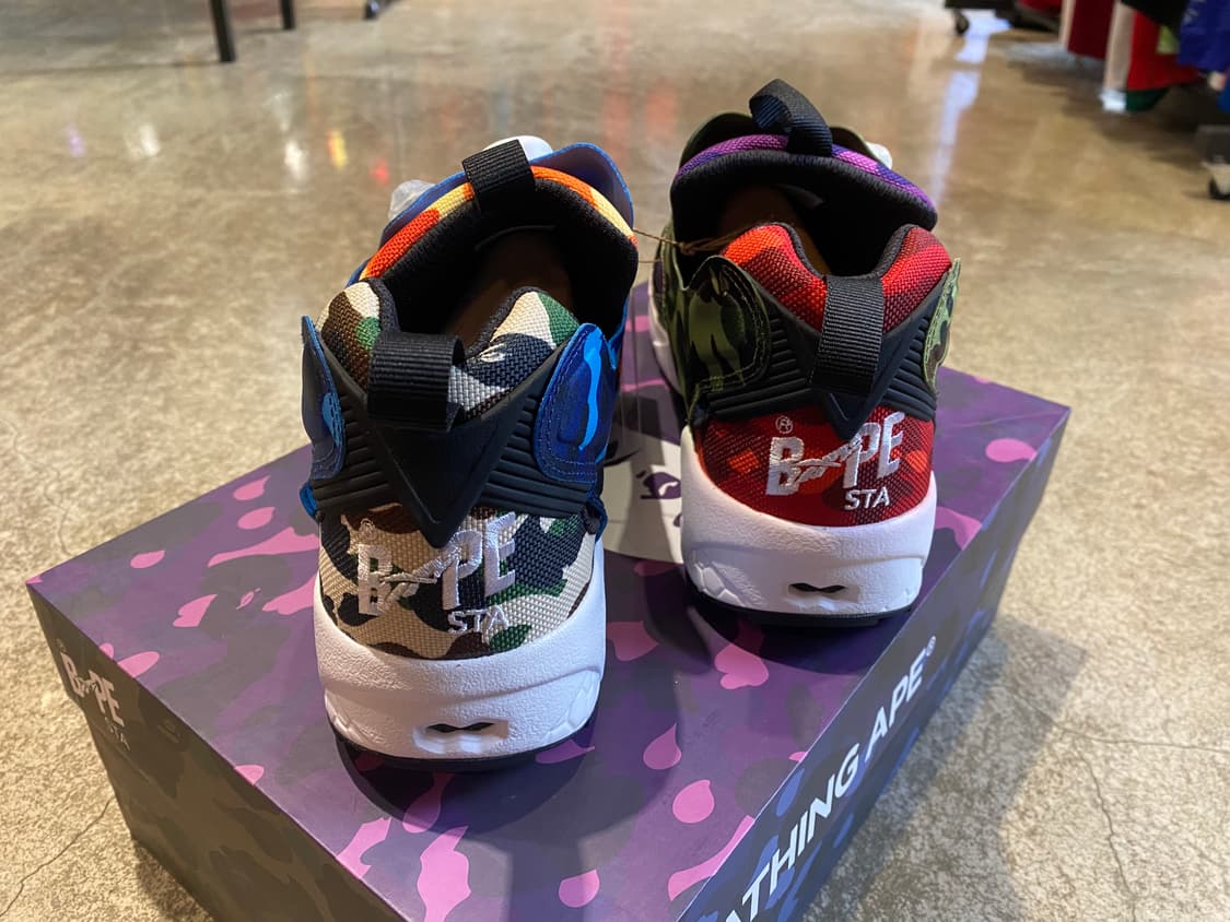 리복X베이프 인스타펌프 퓨리 OG 멀티카모 (새상품) 상품이미지6