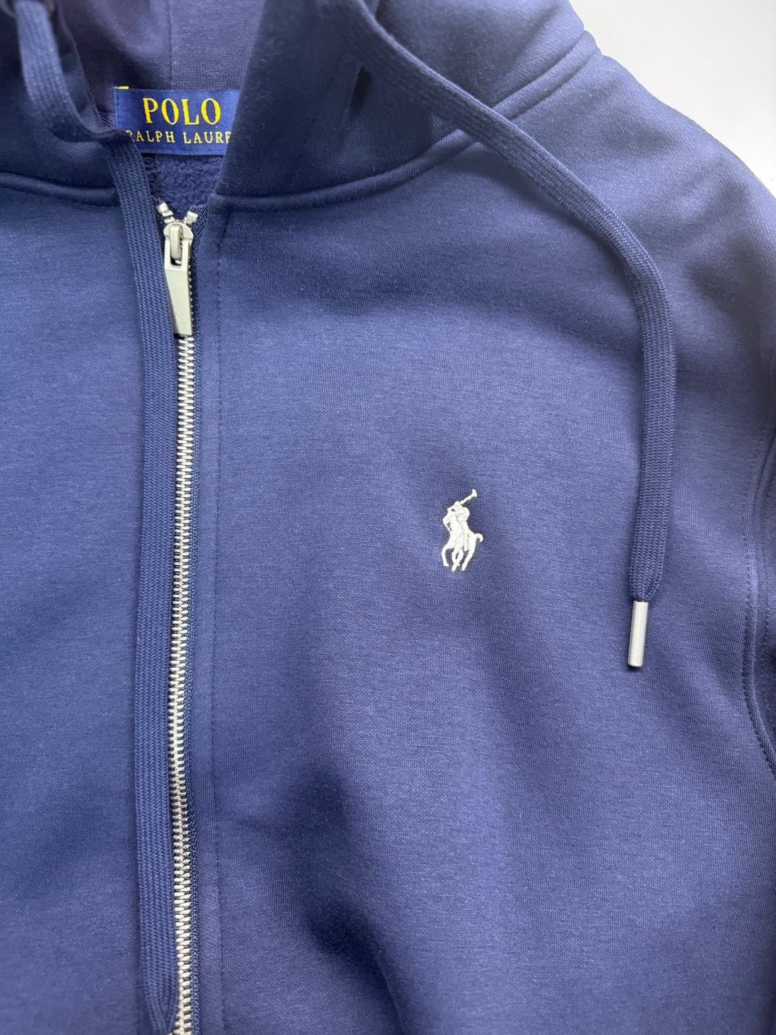 폴로 후드집업 네이비 상품이미지2