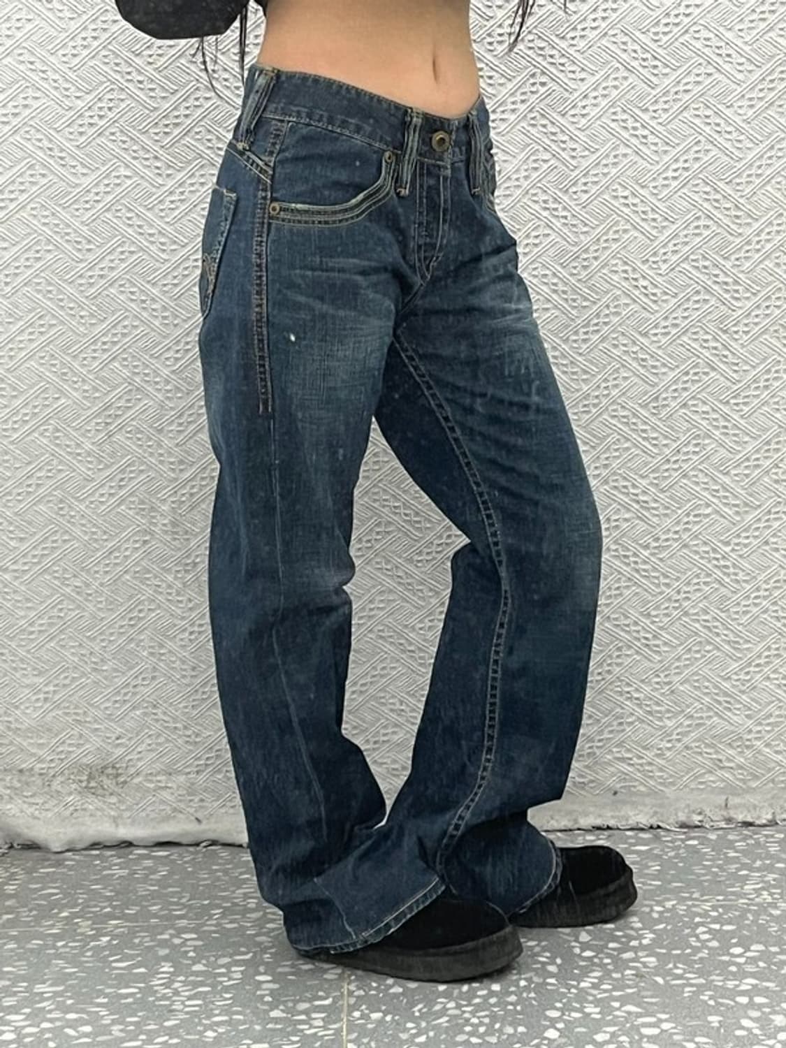 리바이스 올드스쿨 레트로 레드패치 데님 팬츠 76 C06837 상품이미지2