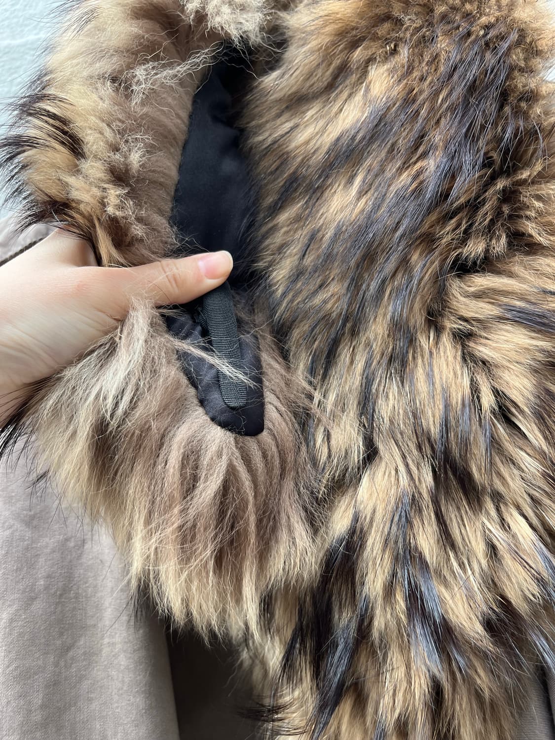 브라운 폭스 퍼 목도리 상품이미지3