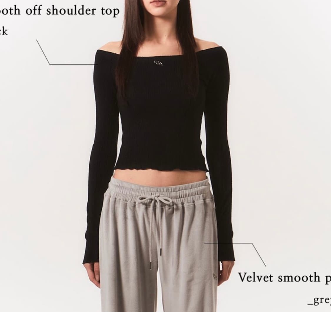 체리퀴리 스무스 오프숄더 티 상품이미지1