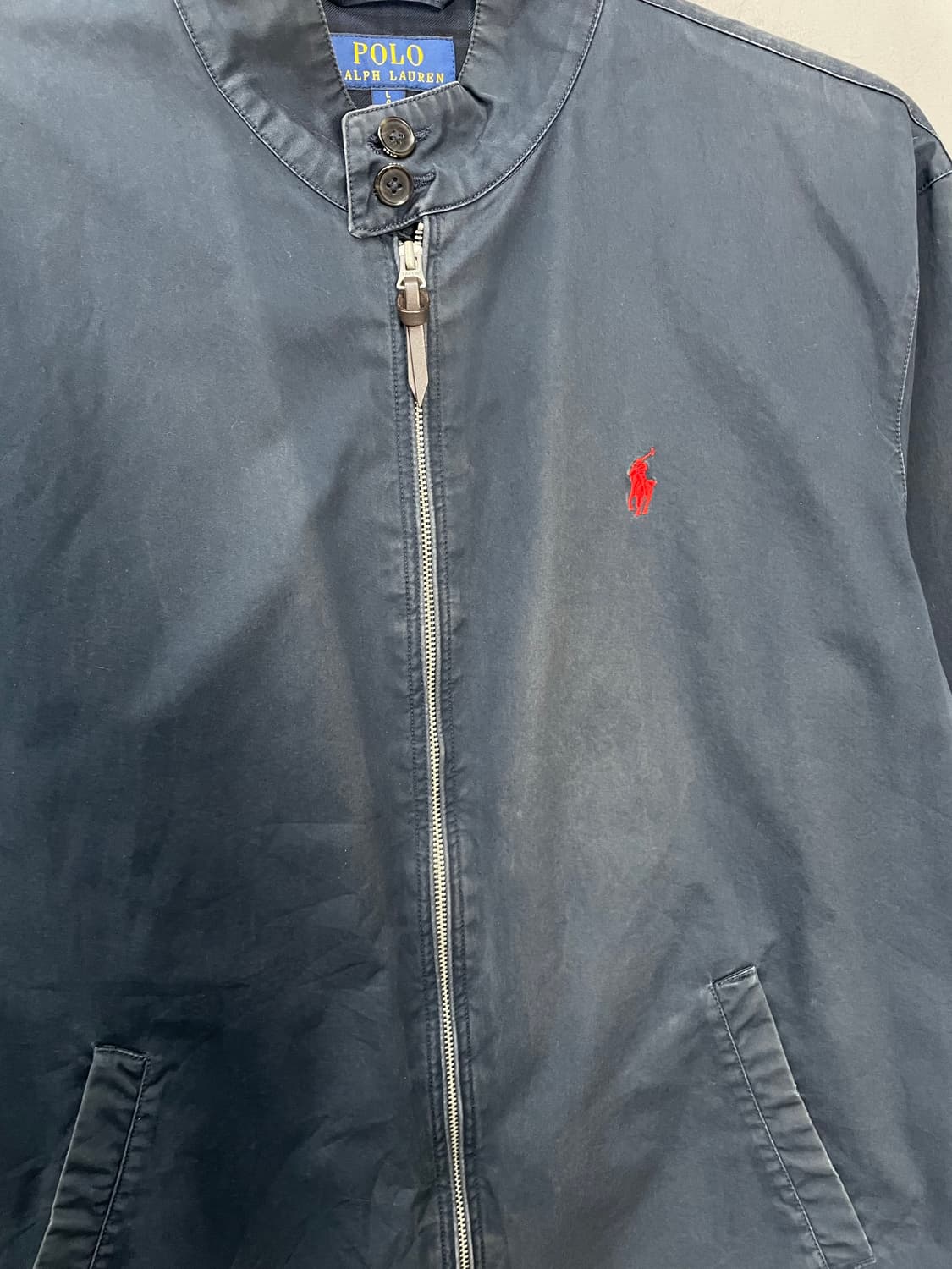 폴로 랄프로렌 네이비 코튼 트윌 바라쿠다 자켓 H1175 상품이미지5