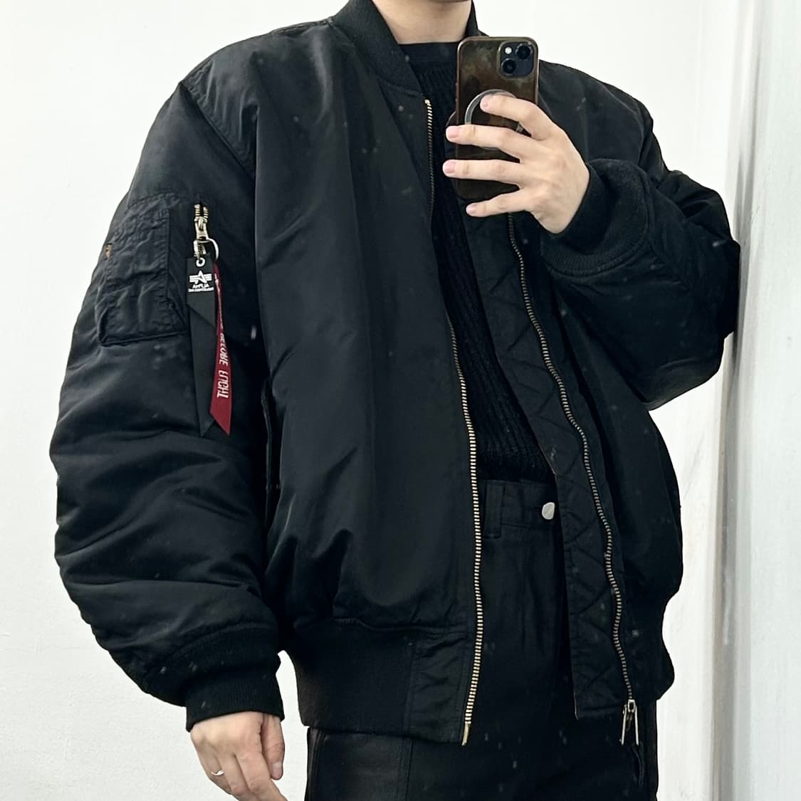 알파인더스트리 리버시블 MA-1 자켓 상품이미지3