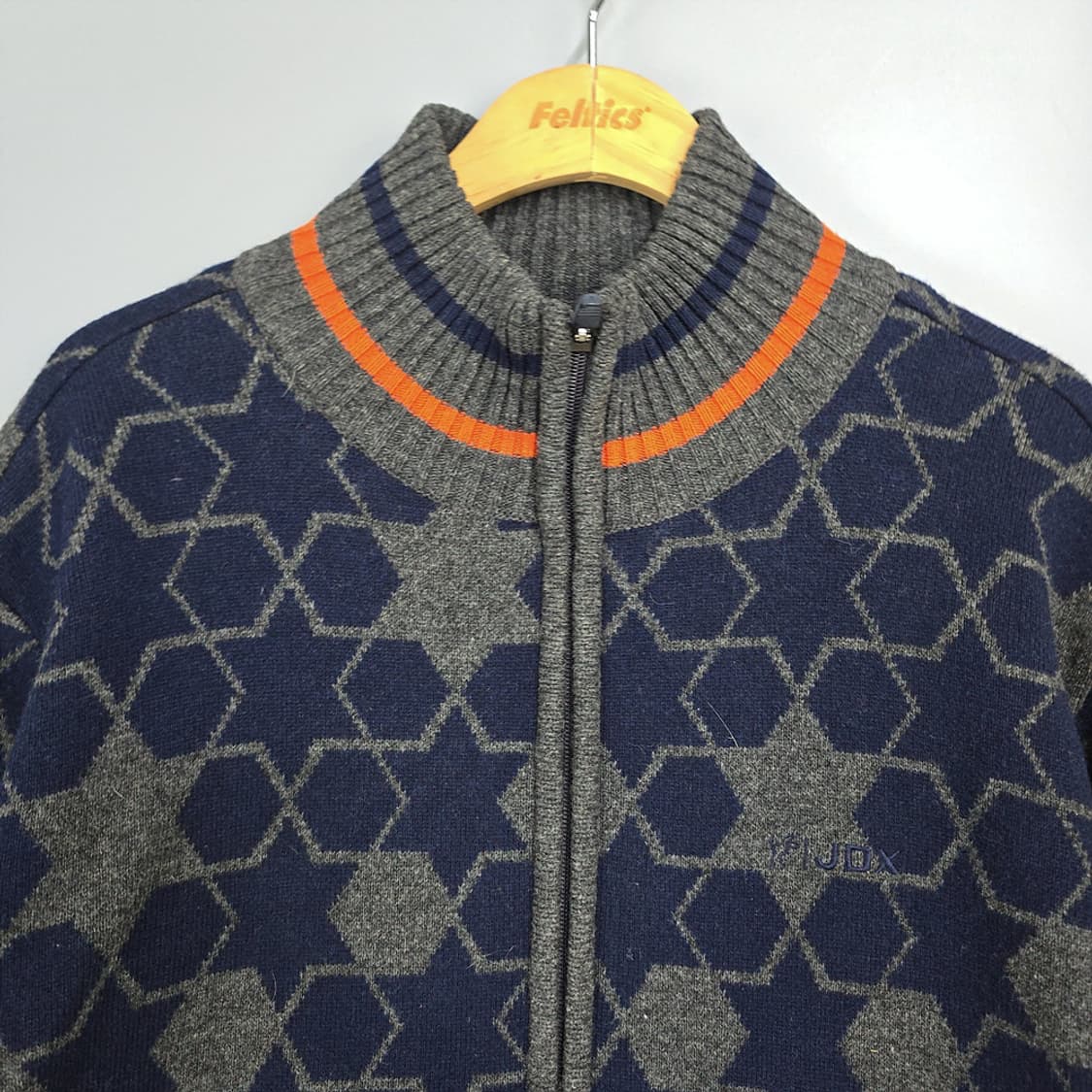 JDX 울 혼방 방풍 집업 가디건 100 상품이미지2