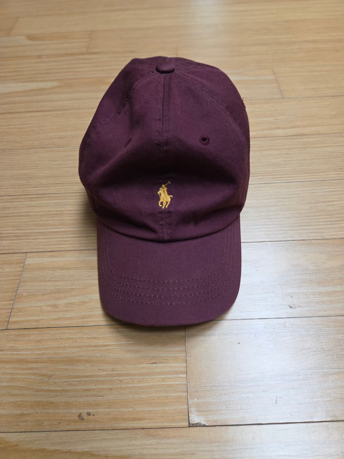 폴로 구형 치노 볼캡 버건디 상품이미지1