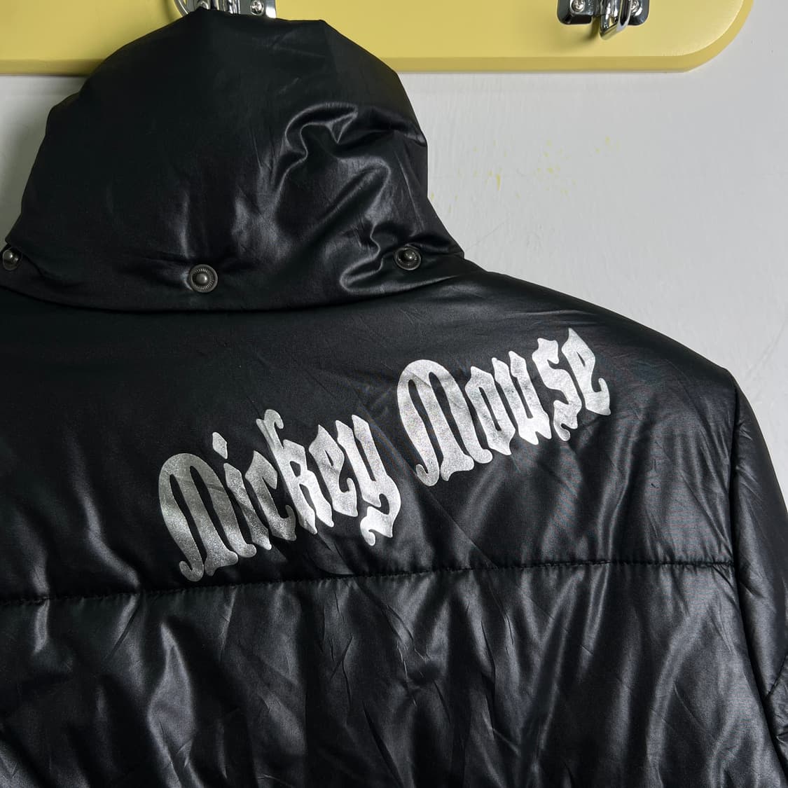 Disney 디즈니 블랙 미키마우스 크롭 패딩 M 상품이미지6