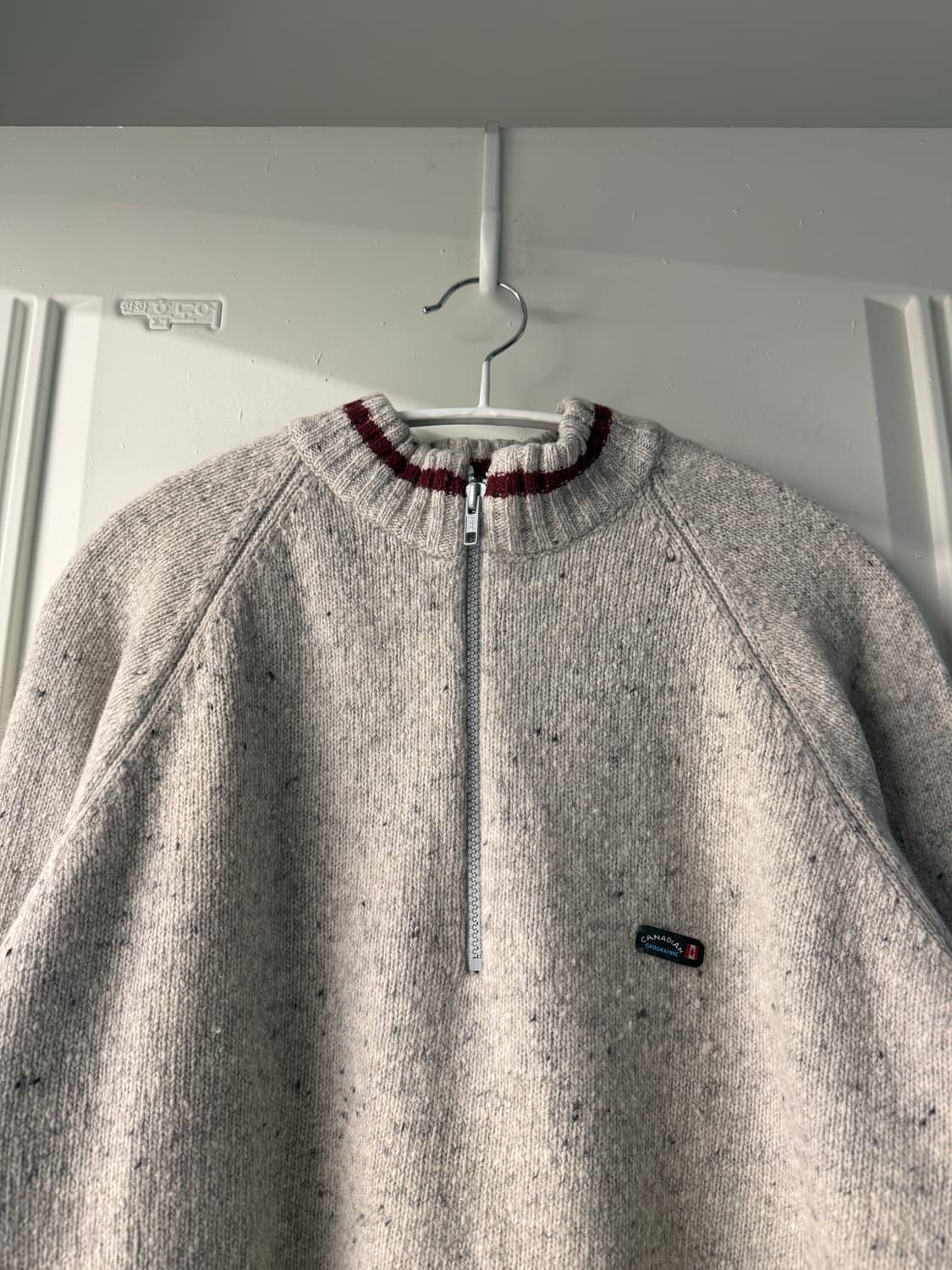 이태리 노르딕 패턴 반집업 니트 스웨터 상품이미지5