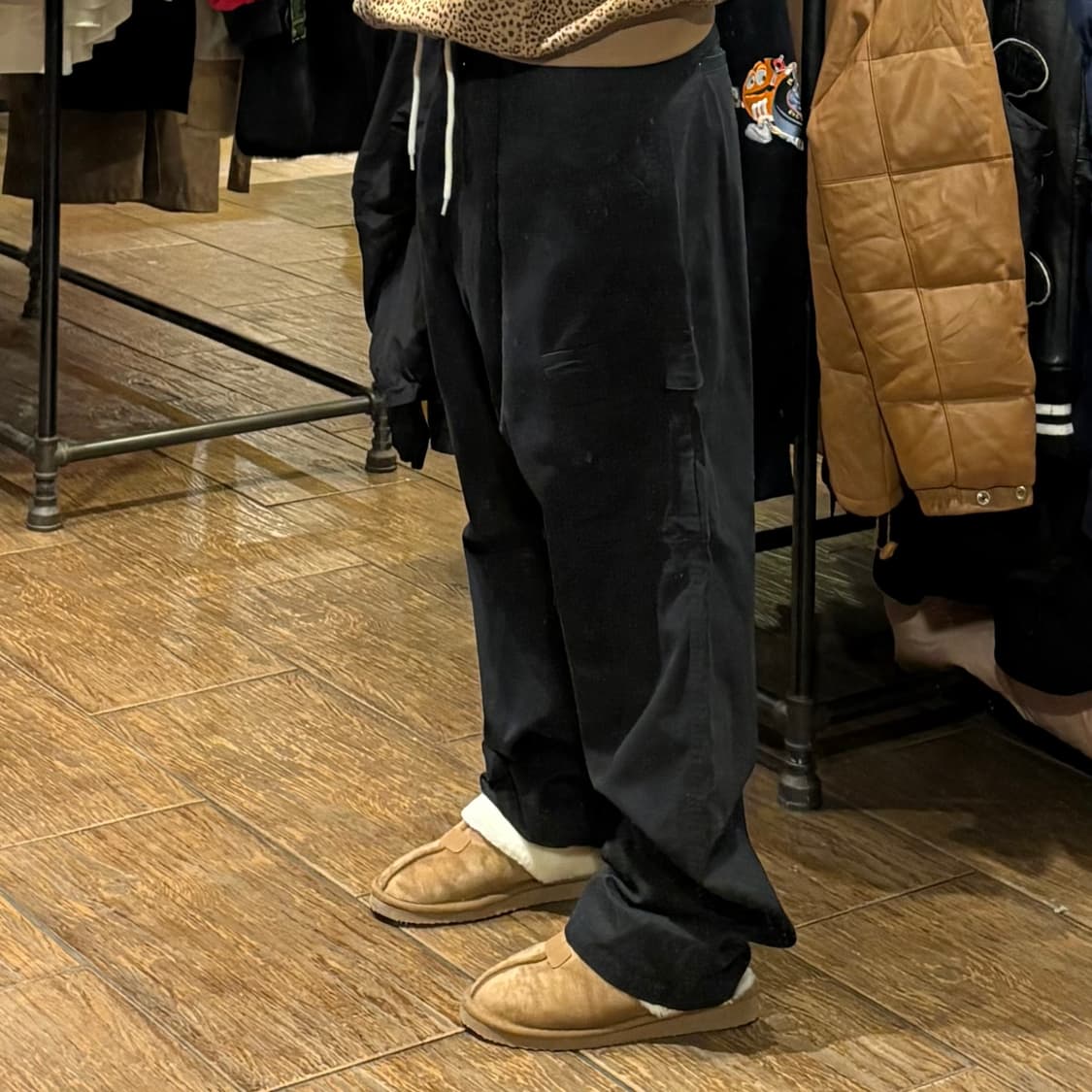 [HI] VTG 카고 팬츠 블랙 상품이미지3