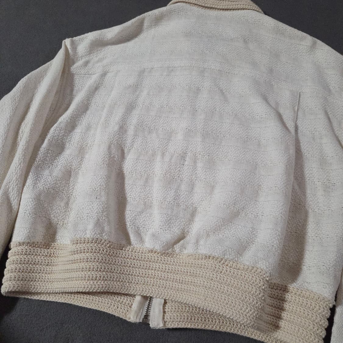 한섬 시스템 니트 집업 가디건 블루종 상품이미지7