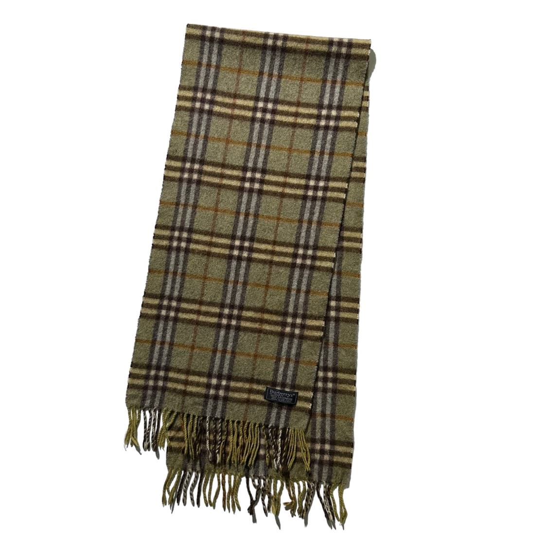 버버리 100% 캐시미어 체크 머플러 목도리 상품이미지3