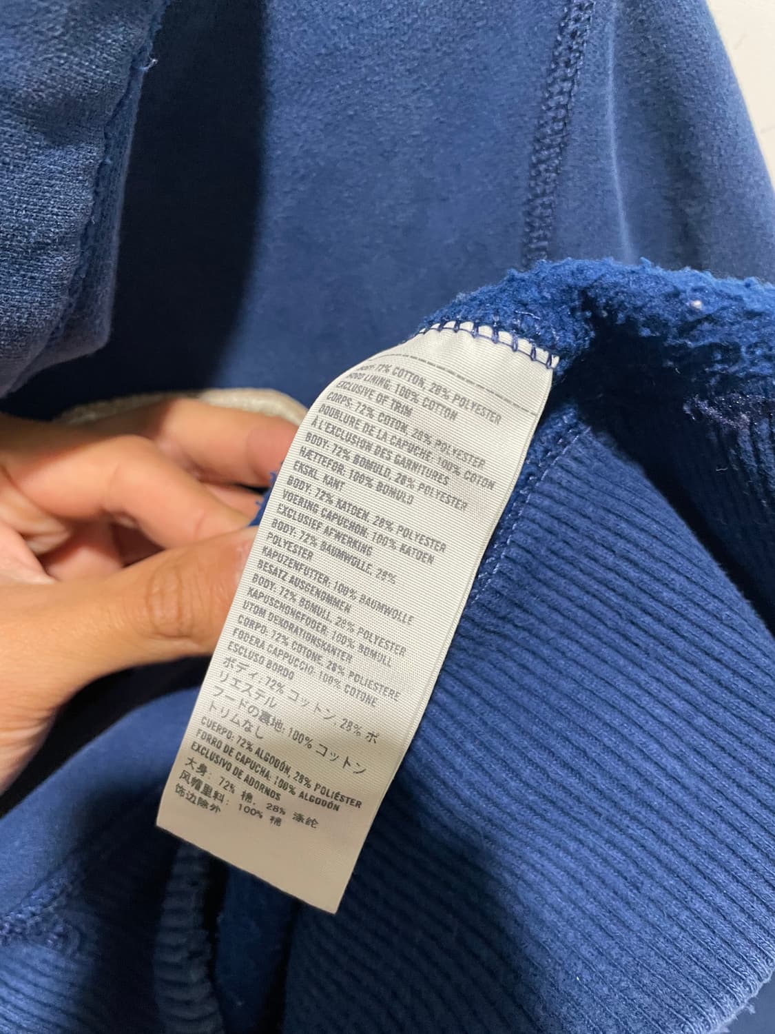 아베크롬비 후드티 블루 상품이미지6