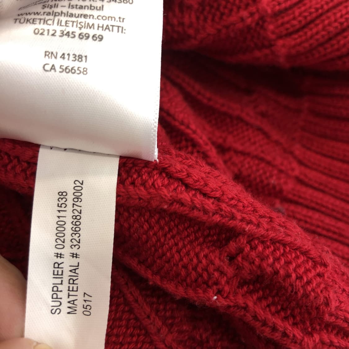 폴로 랄프로렌 케이블 니트베스트 55-66  상품이미지6