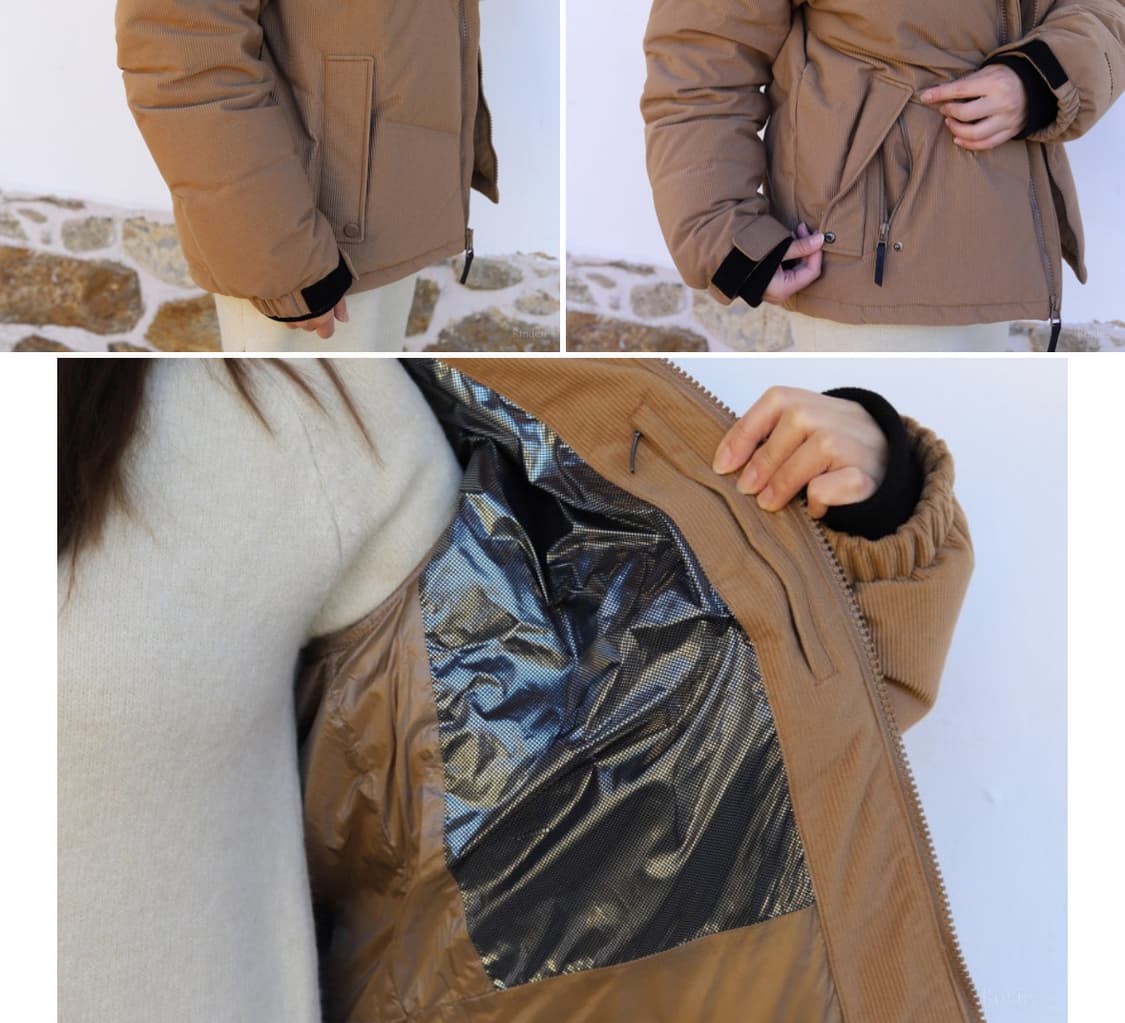 컬럼비아 잡스 스위프 구스다운 코듀로이 패딩 팝니다 상품이미지4