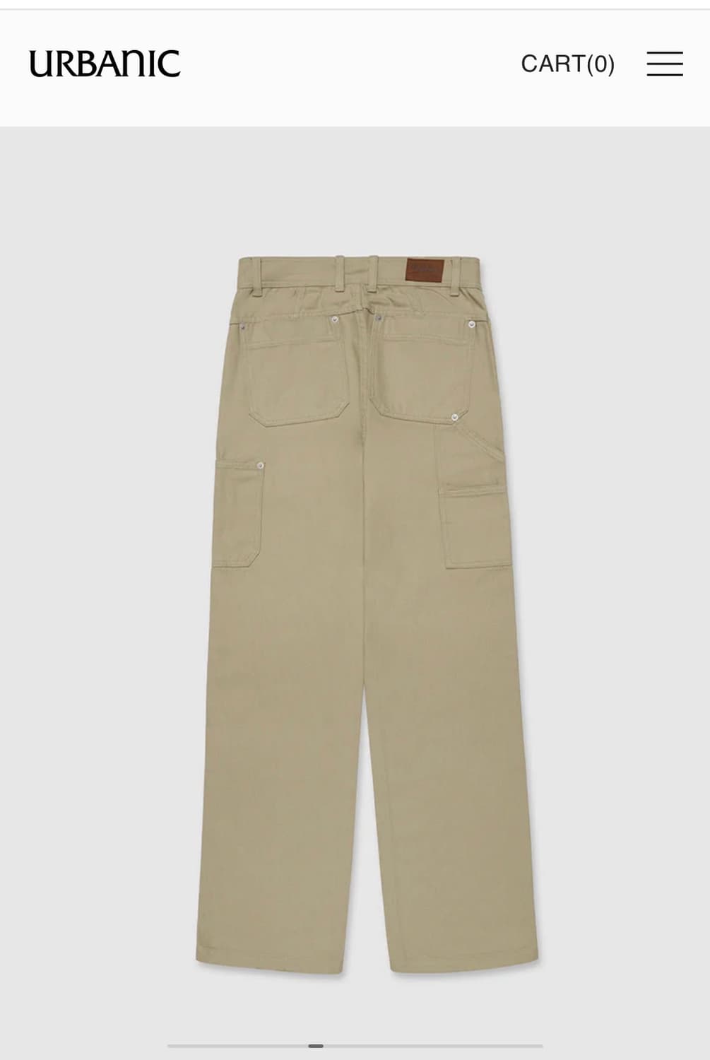 얼바닉30 painter pants 상품이미지5