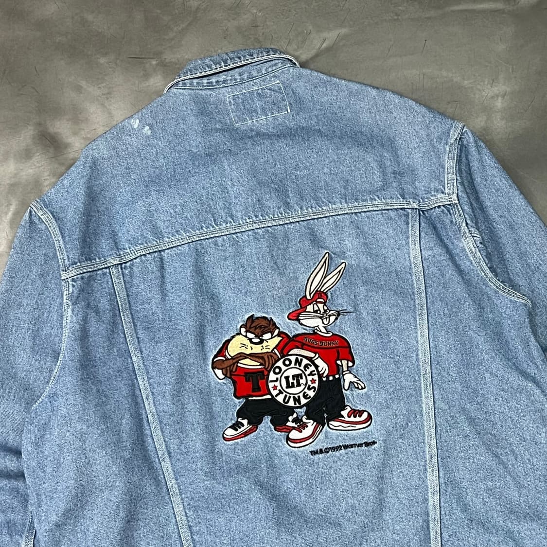  루니튠즈 자수 데님 트러커 자켓 y15632 상품이미지5