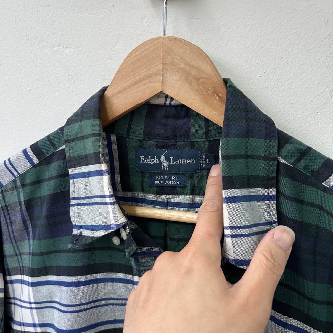 16354 - 폴로 랄프로렌 체크 빅 셔츠 (BIG SHIRT) 상품이미지4