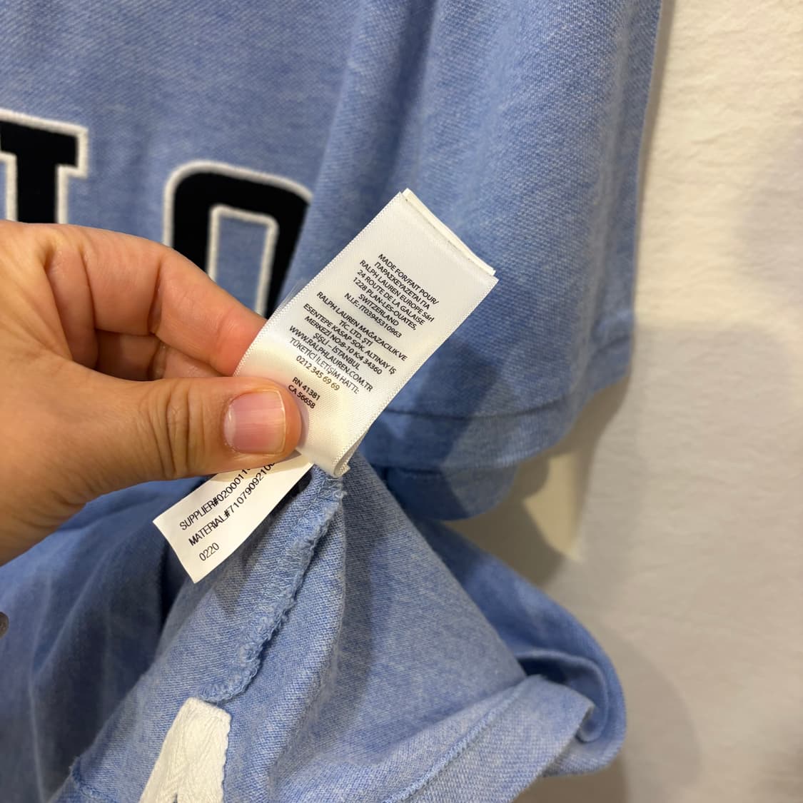 폴로 랄프로렌 로고 카라 반팔 티셔츠 상품이미지4