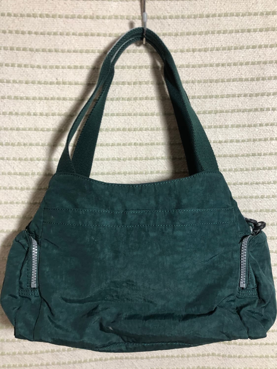 빈티지 키플링 Y2K 나일론 그린 숄더백 상품이미지2