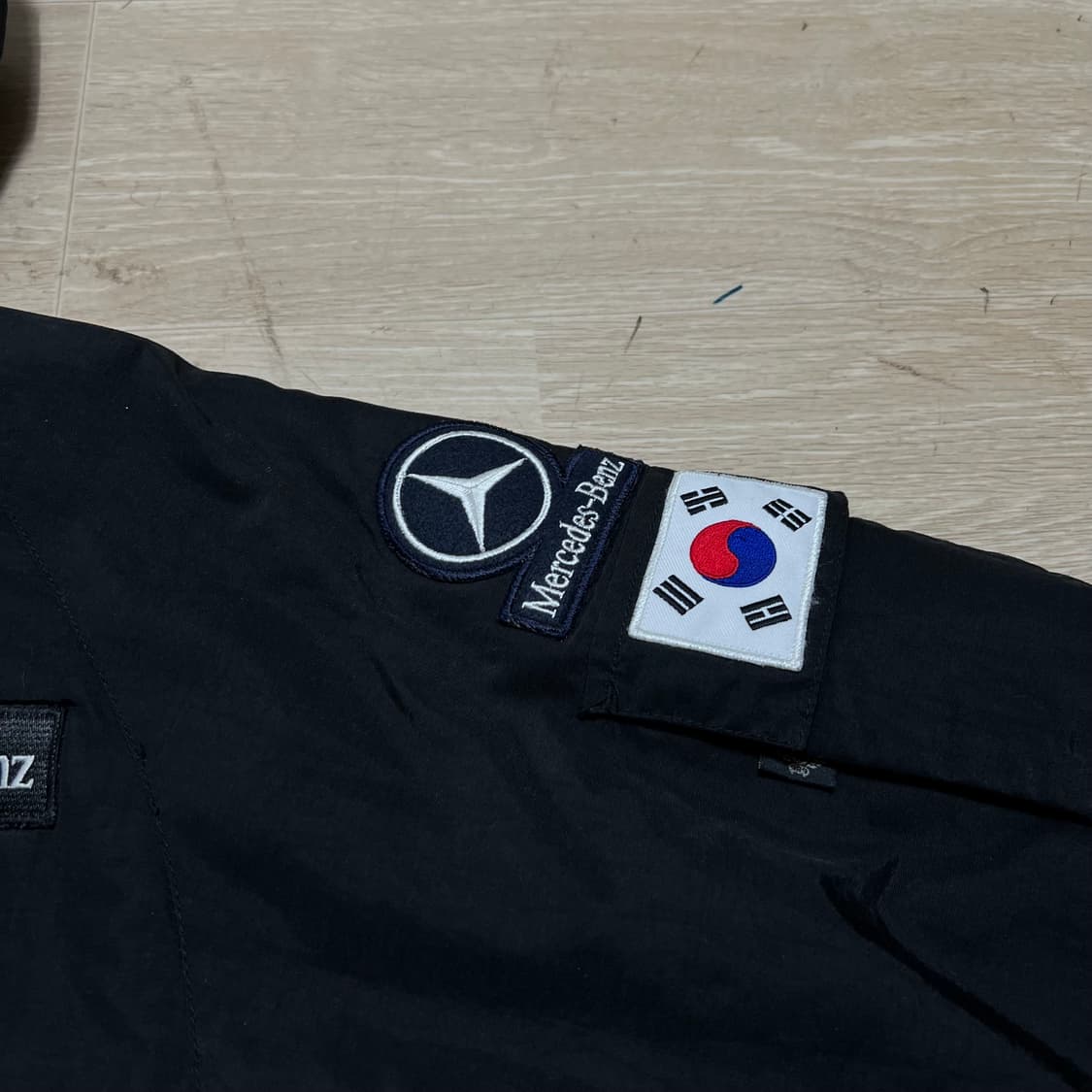 살로몬 벤츠 스폰서 패치 후드 바람막이 점퍼 [블랙] S/90 상품이미지6