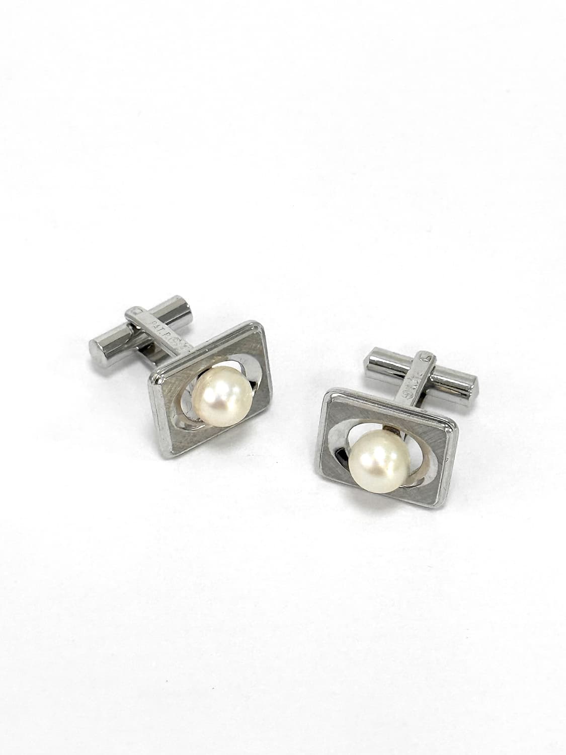 Silver900 Vintage Pearl Cufflinks 상품이미지3