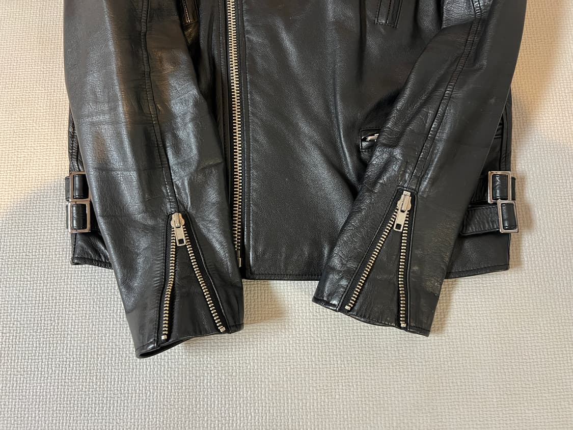 무료배송 - Made in KOREA 집시 소가죽 리얼 레더 라이더 자켓 상품이미지4