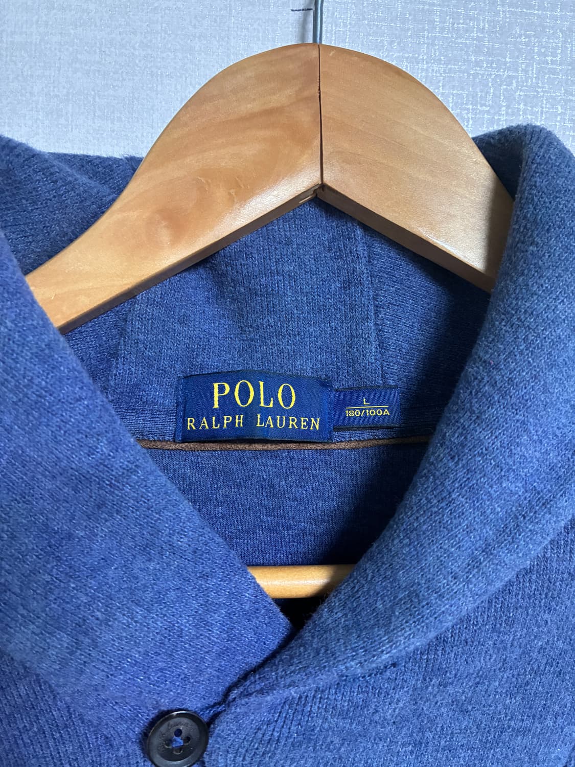 빈티지 폴로 엘보우 패치 니트 ㅣL 상품이미지3