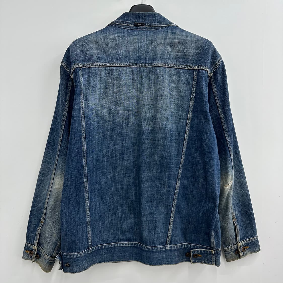 105 마자플라바 남자 디스트로이드 워싱 데님자켓 상품이미지2