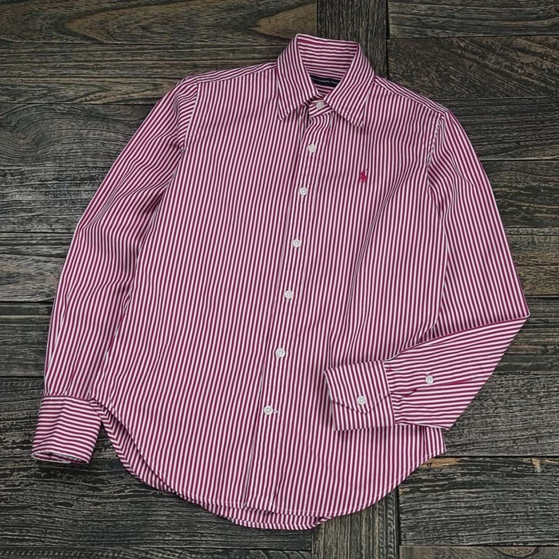 [폴로 랄프로렌] 포니 로고 자수 스트라이프 셔츠 M17626 상품이미지1