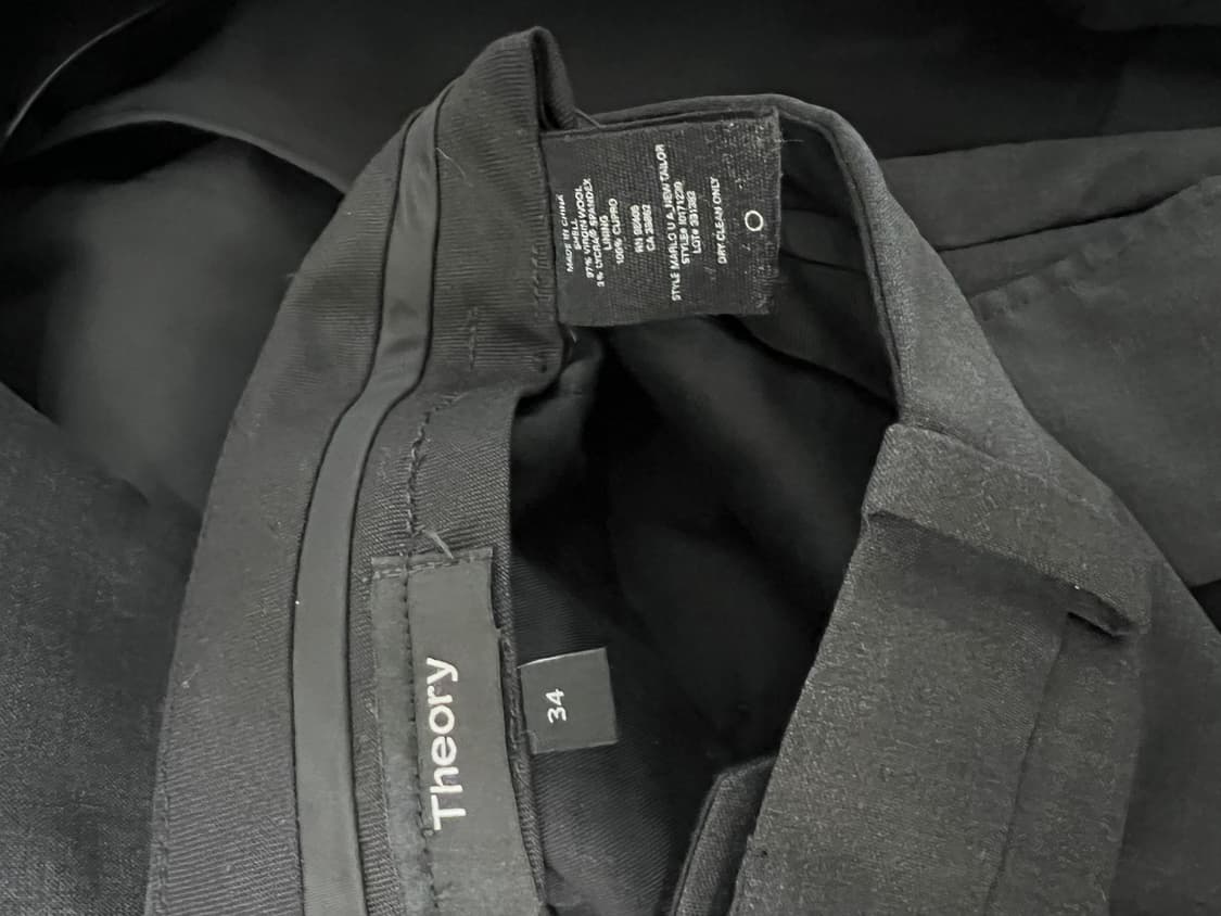 띠어리 뉴테일러 수트 셋업 정장 다크차콜 상품이미지4