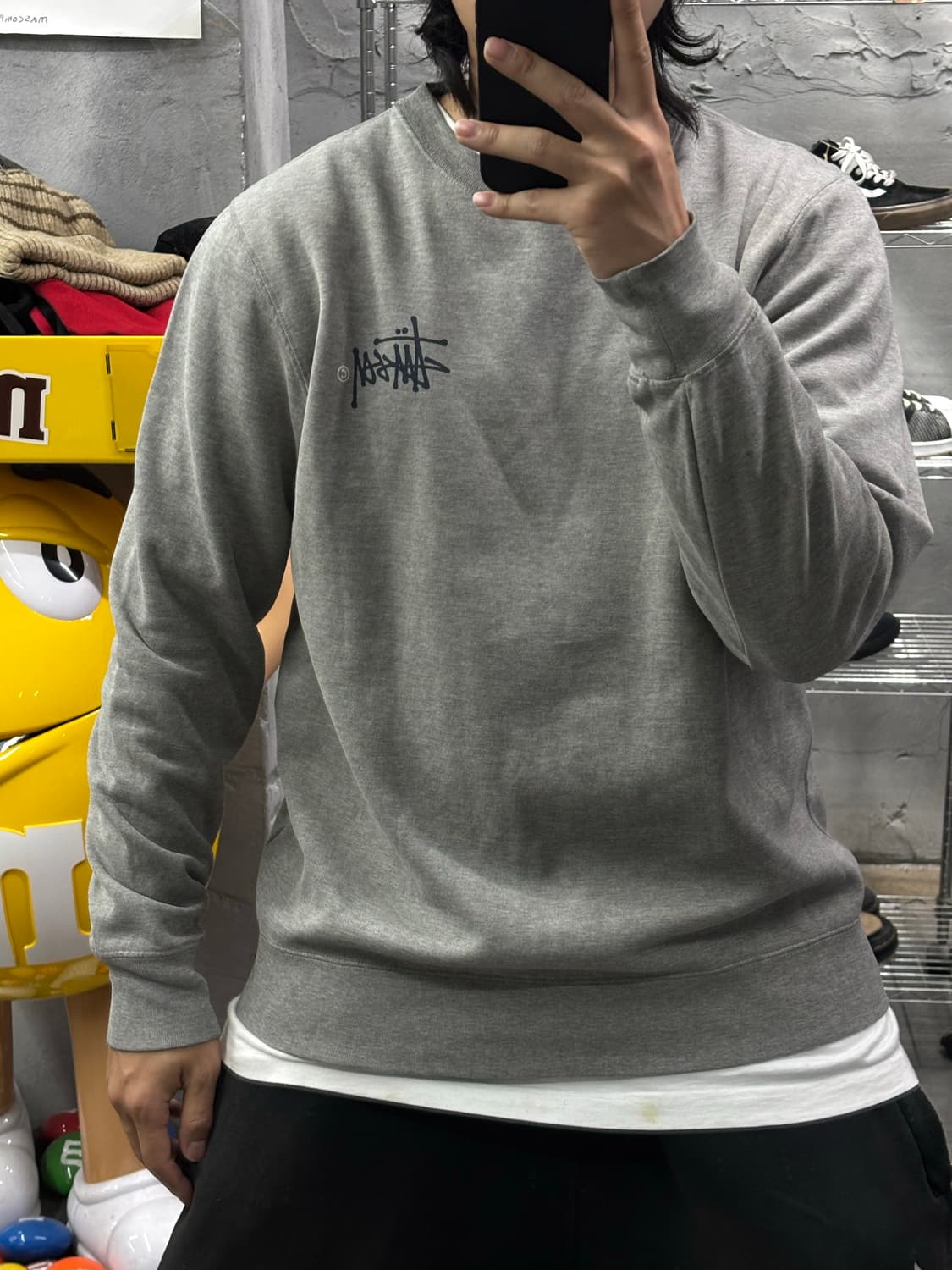 00s 스투시 스탁로고 스웻셔츠 상품이미지10