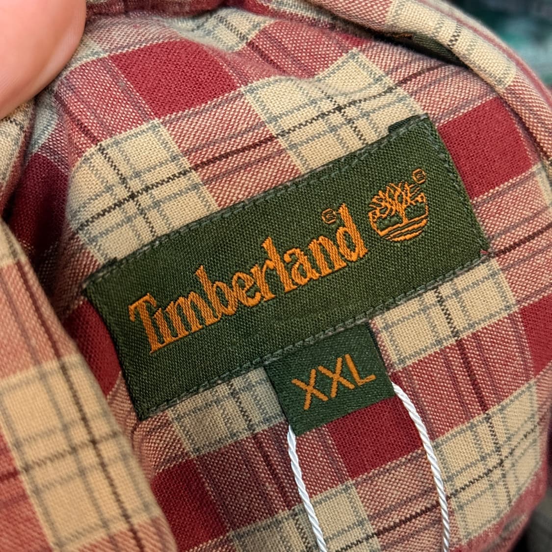 팀버랜드 라이트 패브릭 체크패턴 XXL 110 셔츠 상품이미지7