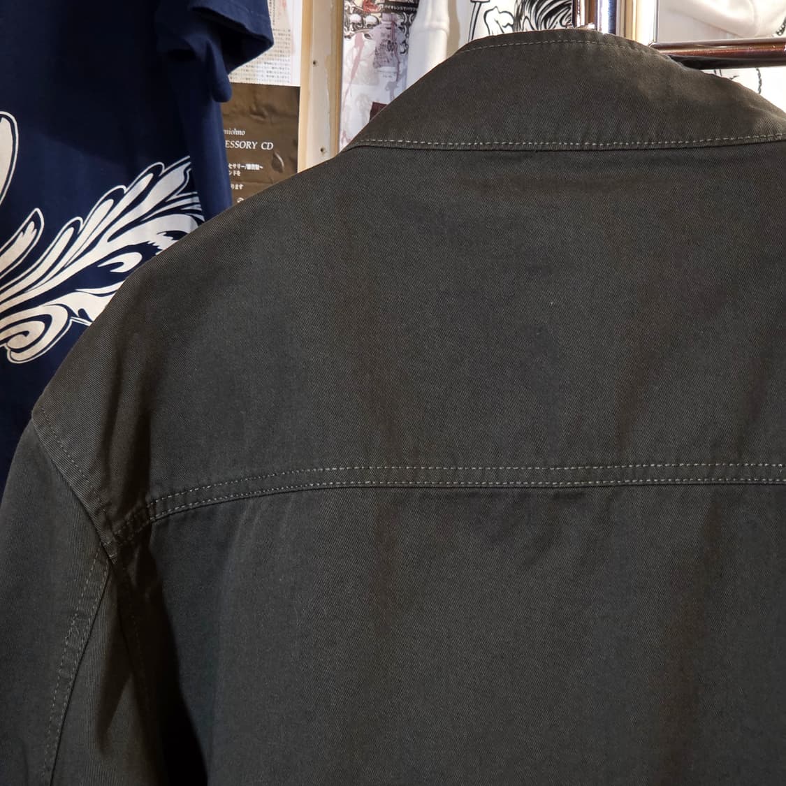 JPN 카키 패치워크 피쉬테일 야상 자켓 상품이미지7