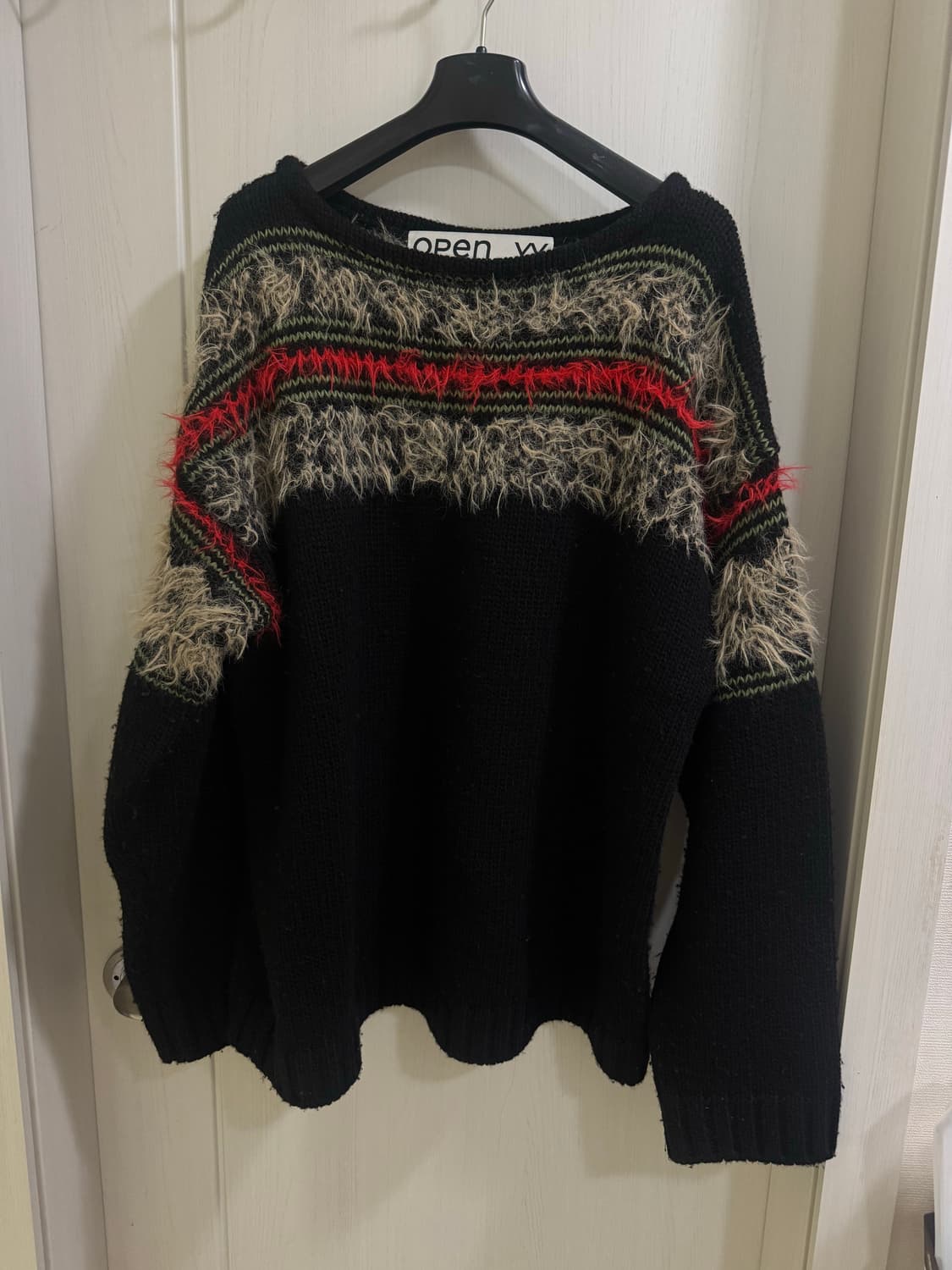 Open yy 페어에일 니트 스웨터 상품이미지5