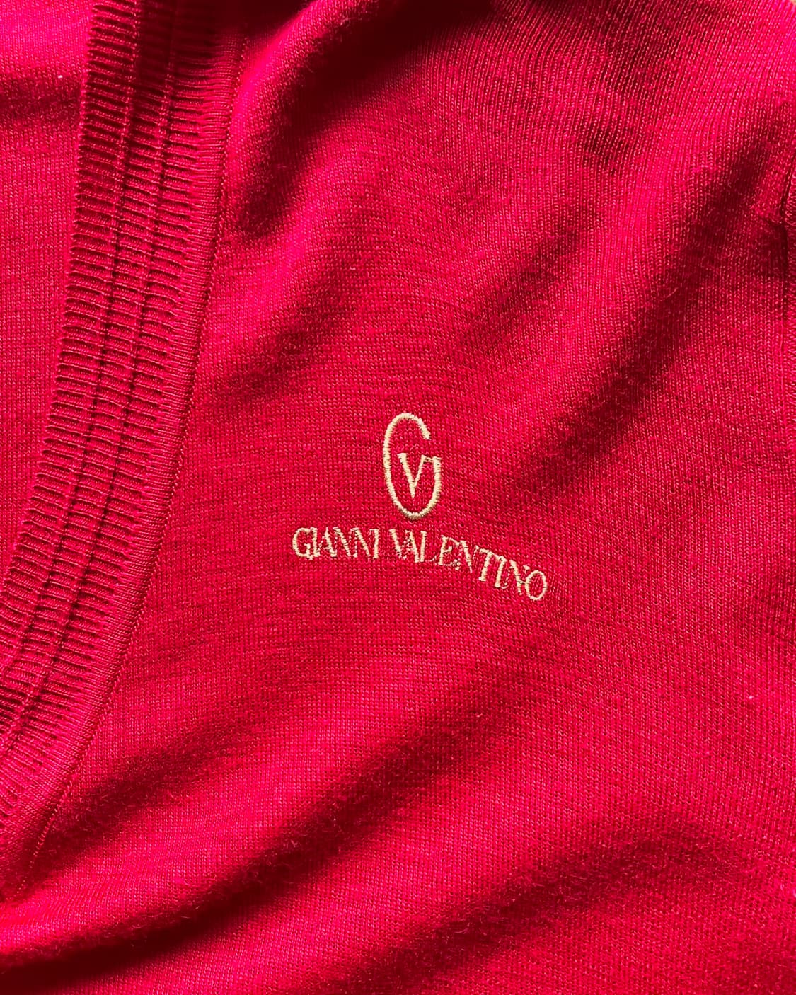 1980-90s Gianni Valentino V-Neck Knit 상품이미지6