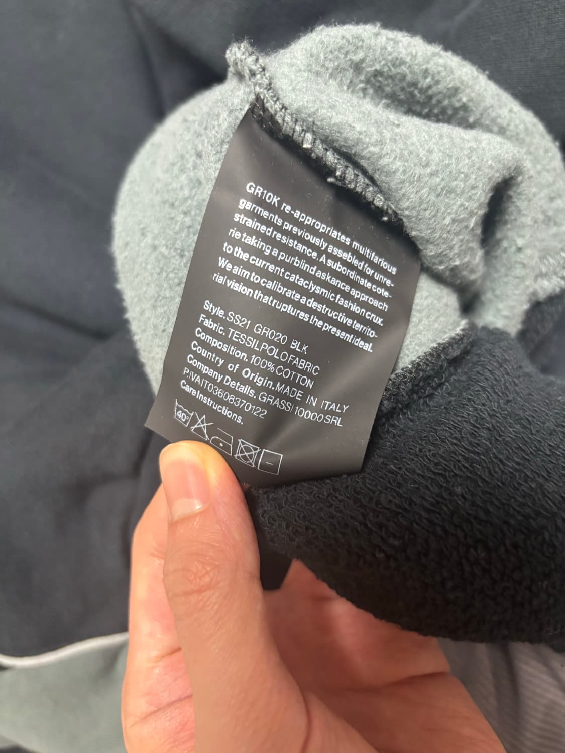 (L) gr10k 하프집업 스웻셔츠 상품이미지4