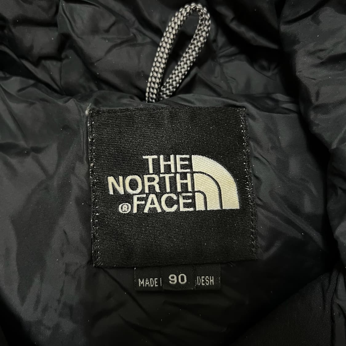 노스페이스 로고 구스다운 후드 패딩 L/90  상품이미지5