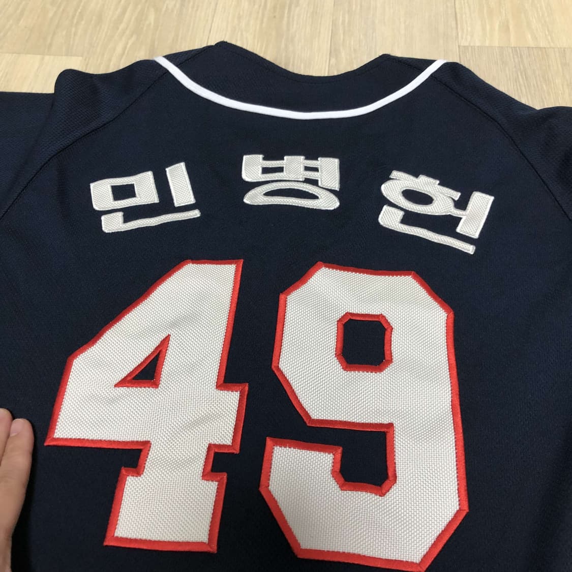 (100) 두산 베어스 민병헌 어웨이 유니폼 두산베어스 어웨이 져지 상품이미지10