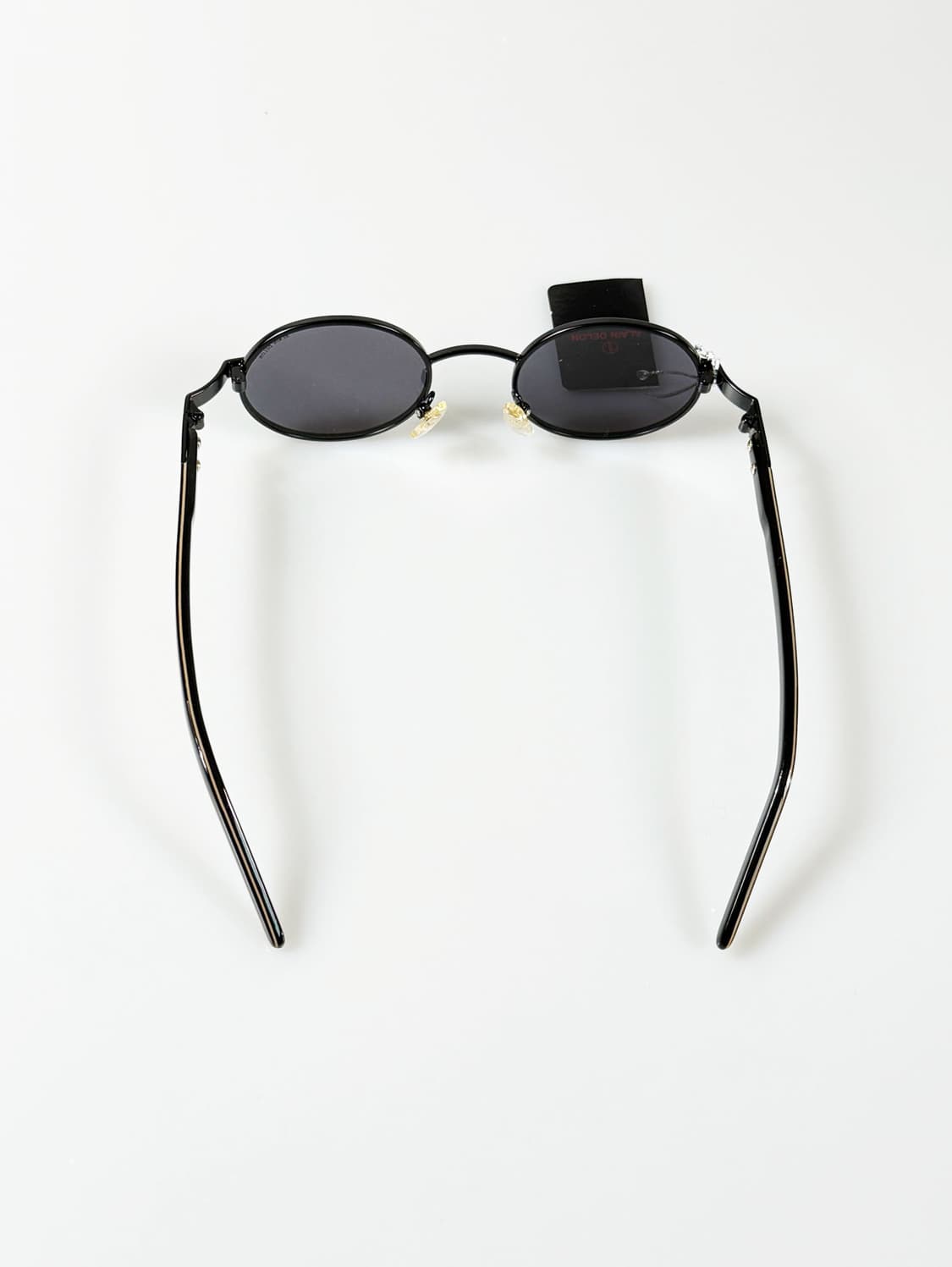 90s ALAIN DELON 알랭들롱 블랙 오벌 프레임 빈티지 선글라스 상품이미지5