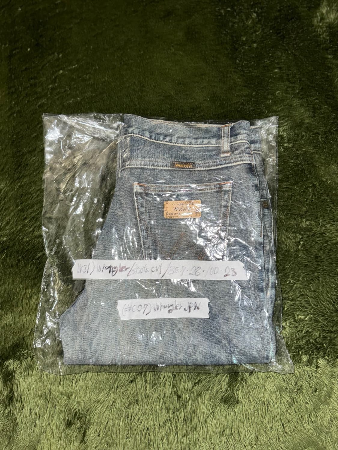 [31] wrangler 랭글러 재팬 빈티지 워시드 부츠컷 데님 팬츠 상품이미지10