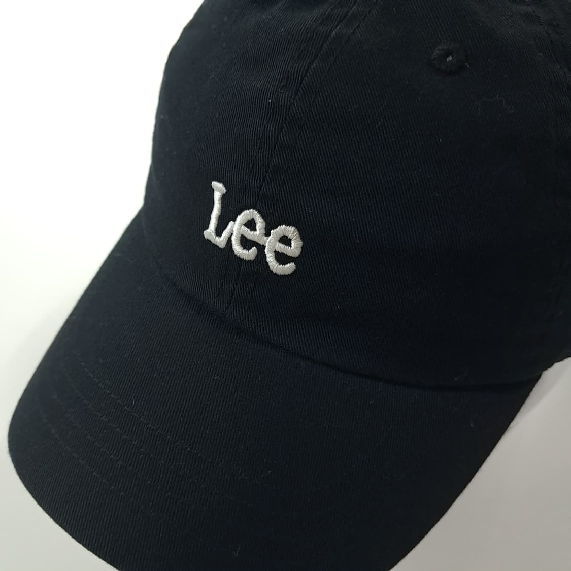 CK963 리 LEE 스몰로고 블랙 볼캡 모자 상품이미지1