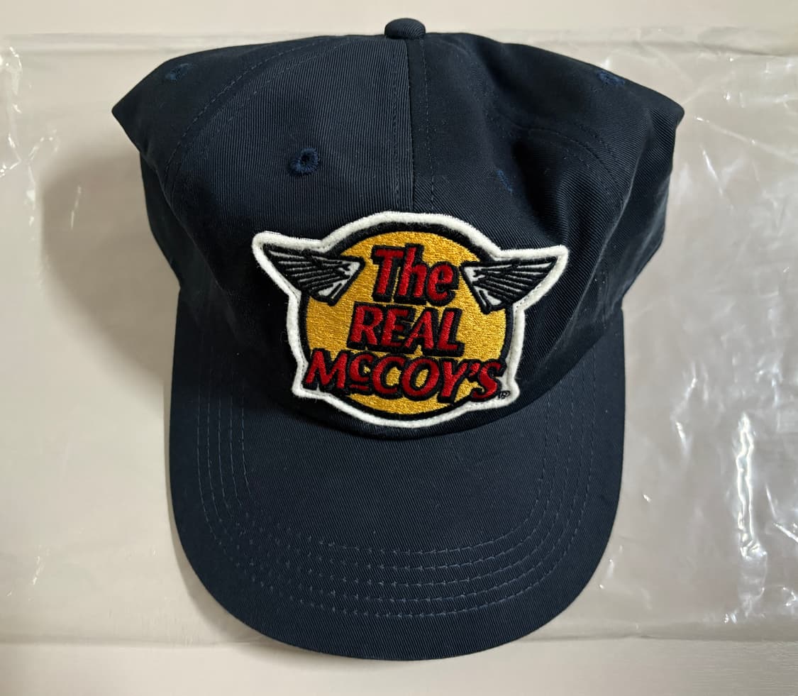 더리얼맥코이 로고 베이스볼 캡 모자 (네이비) 상품이미지2