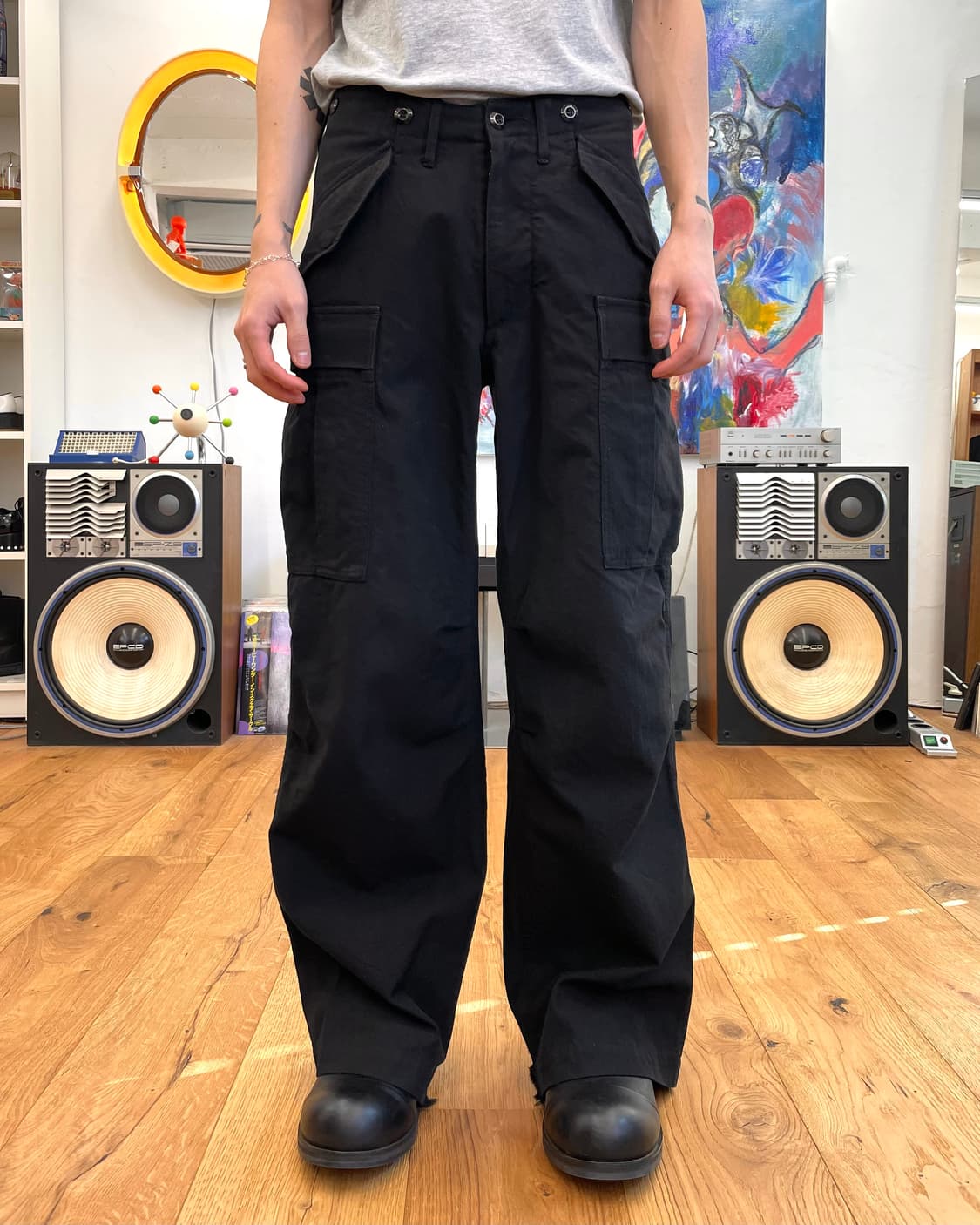 [1] 어태치먼트 울 코튼 카고 팬츠 상품이미지2