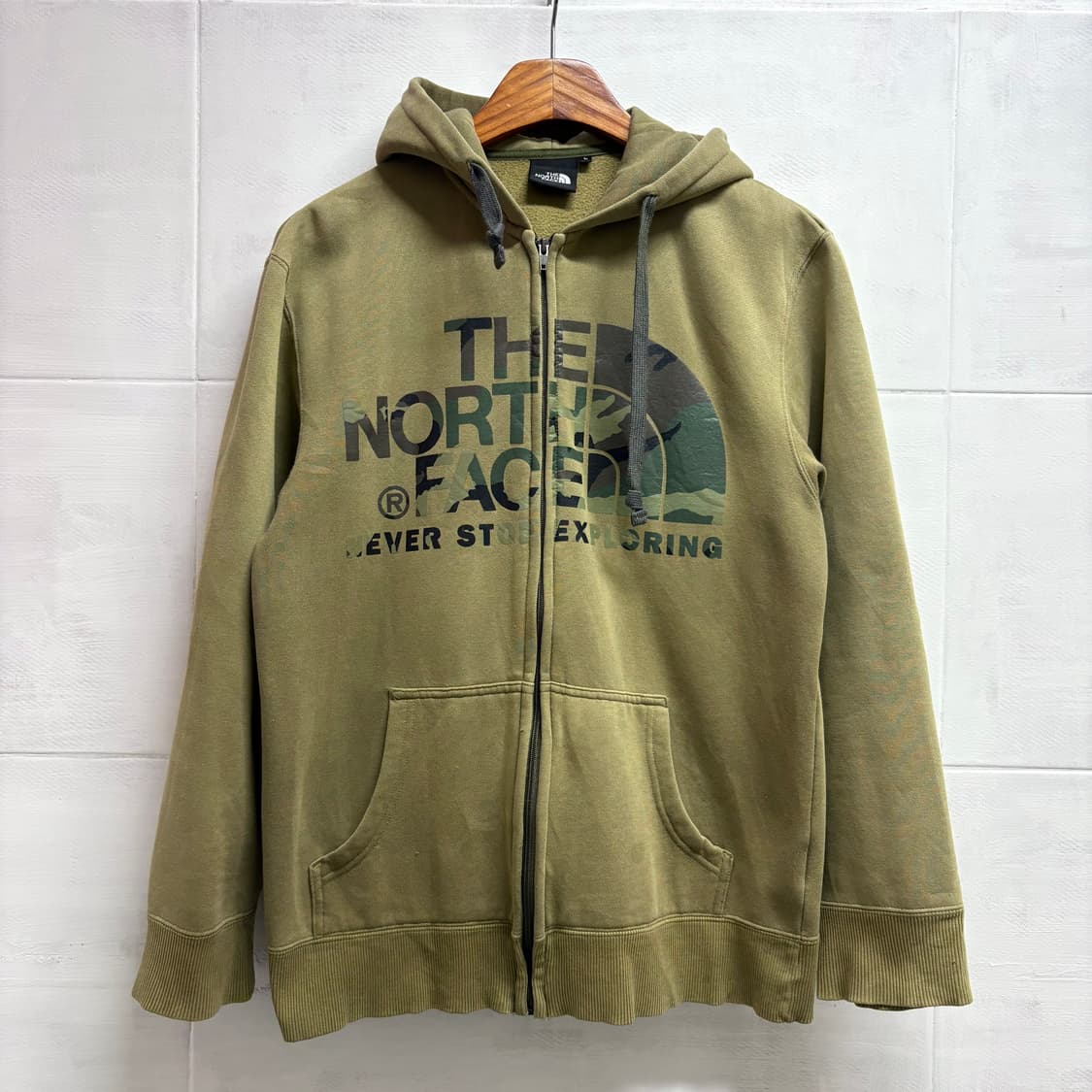 THE NORTH FACE 노스페이스 카모 후드 집업 L 상품이미지1