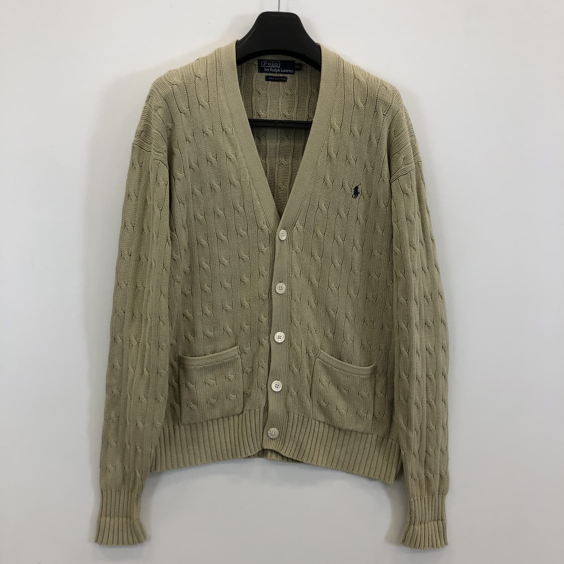 90s 폴로 랄프로렌 코튼 케이블가디건 100 상품이미지1
