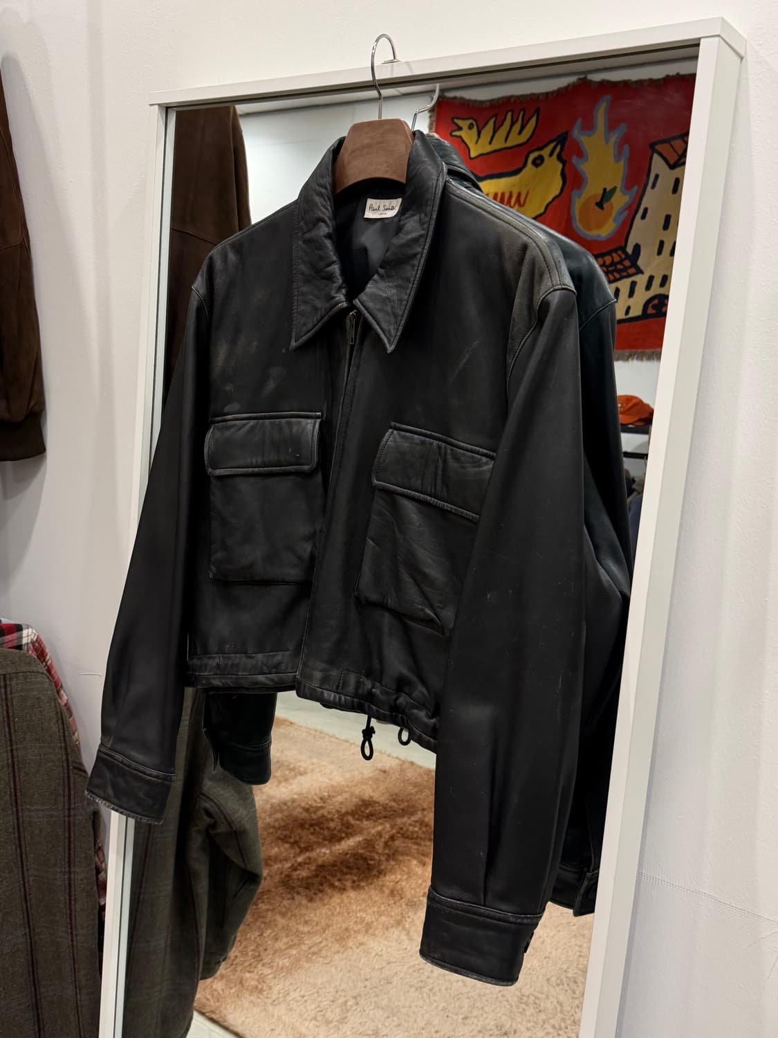 Paul Smith 폴스미스 램스킨 레더 자켓 상품이미지1