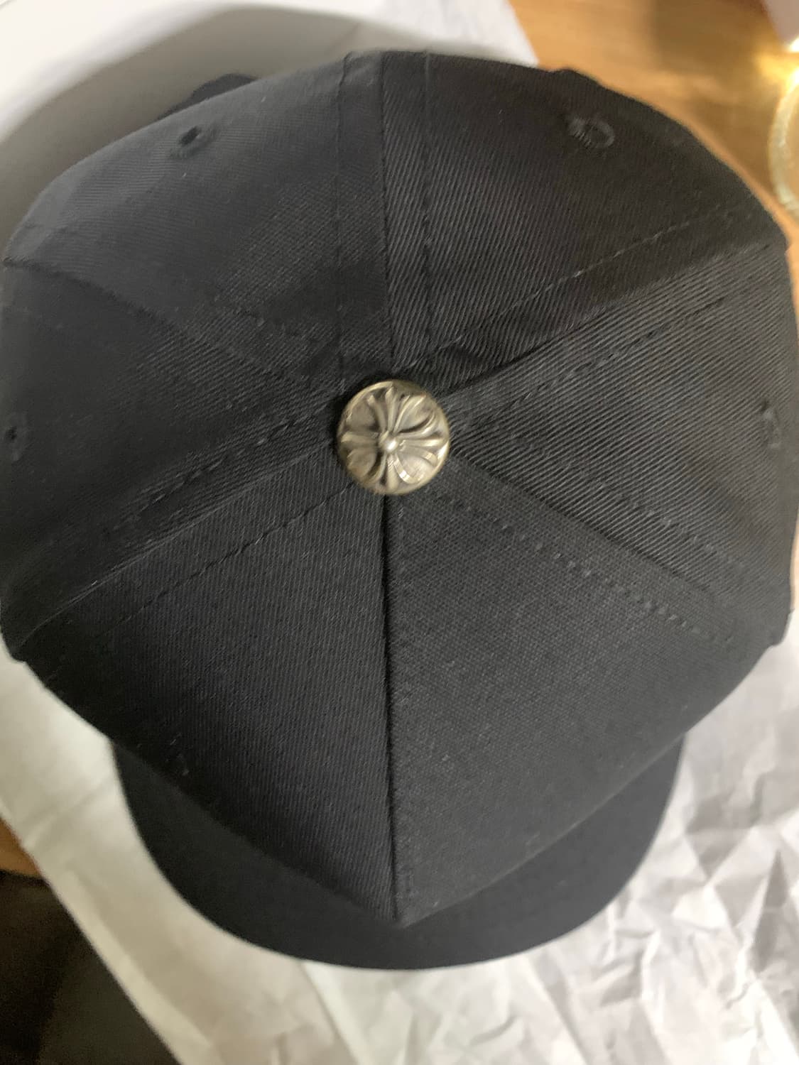 크롬하츠 CH 블랙 옐로우 모자 상품이미지2