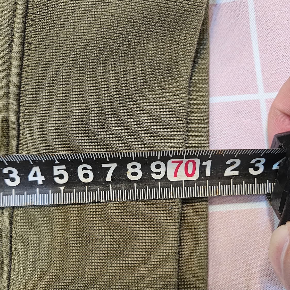 메종키츠네 폭스 패치 맨투맨 L 올리브 상품이미지10