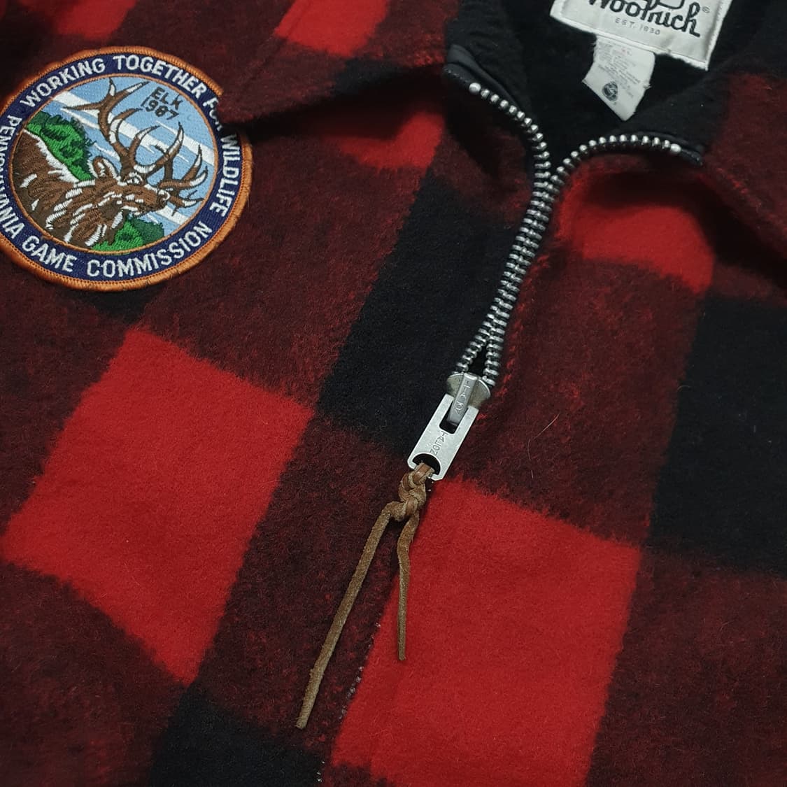 울리치 60~70s 버팔로 울 자켓 패치워크 XL (110~120) 상품이미지8