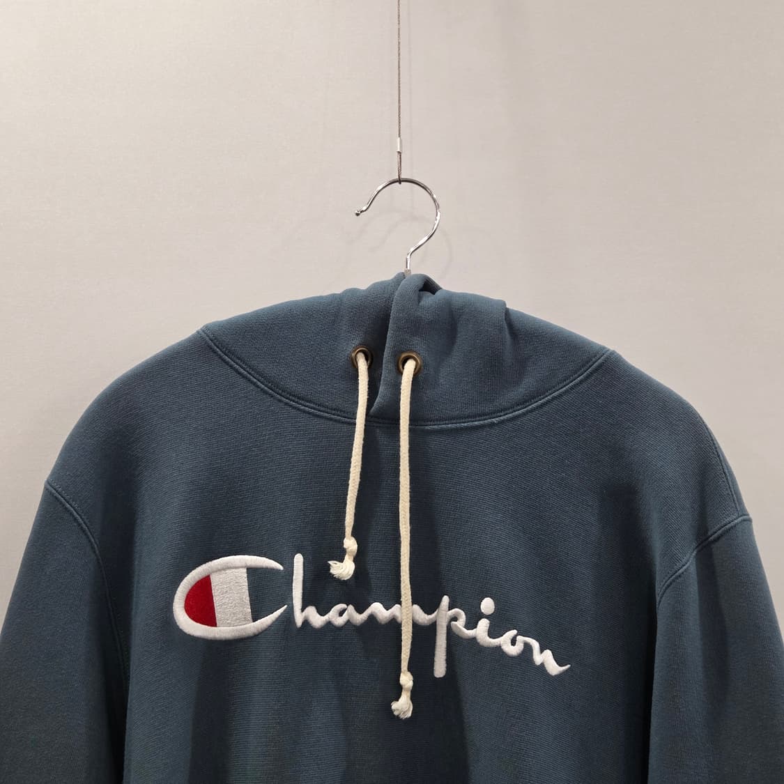 챔피온 레드택 리버스위브 스펠로고 자수 기모 후디 M 상품이미지2